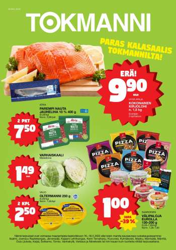 Tokmanni tarjoukset  - 16.05.2022 - 18.05.2022.