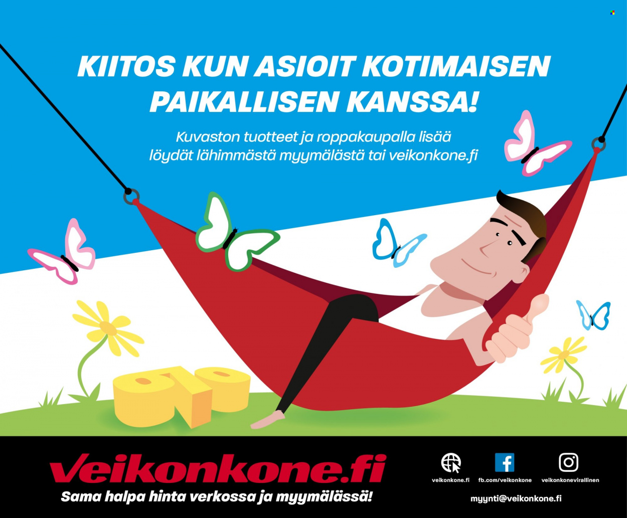 Veikon Kone tarjoukset - 16.05.2022 - 28.05.2022. Sivu 44