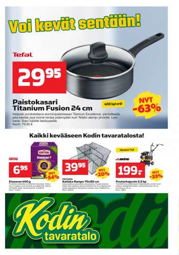 Kodintavaratalo tarjoukset  - 16.05.2022 - 25.05.2022.