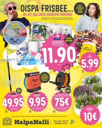 HalpaHalli tarjoukset  - 18.05.2022 - 24.05.2022.