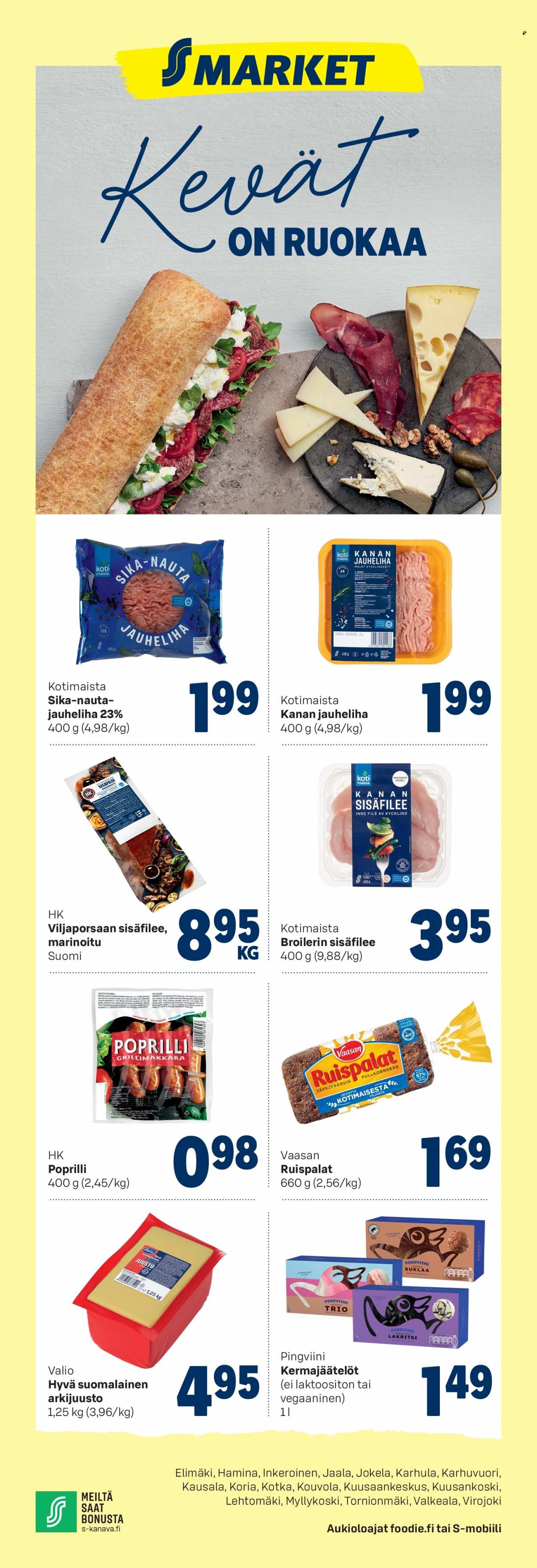 S-market tarjoukset - 18.05.2022 - 22.05.2022. Sivu 1