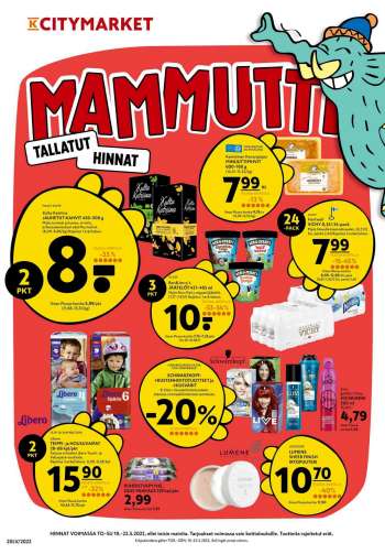 K-citymarket tarjoukset  - 19.05.2022 - 22.05.2022.