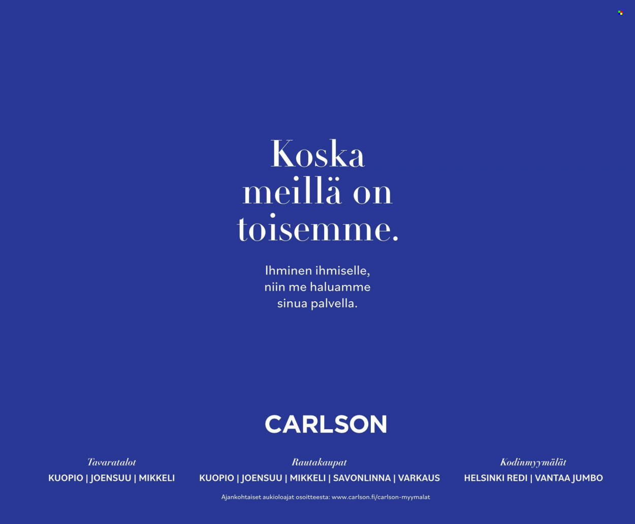 Carlson tarjoukset - 20.05.2022 - 31.05.2022. Sivu 16