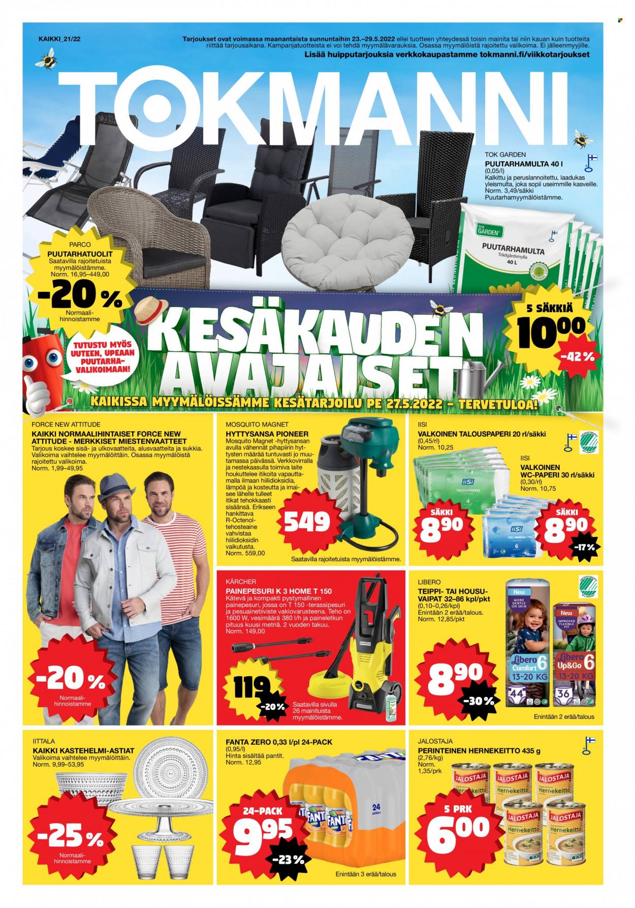 Tokmanni tarjoukset - 23.05.2022 - 29.05.2022. Sivu 1