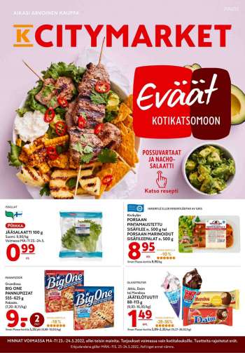 K-citymarket tarjoukset  - 23.05.2022 - 24.05.2022.