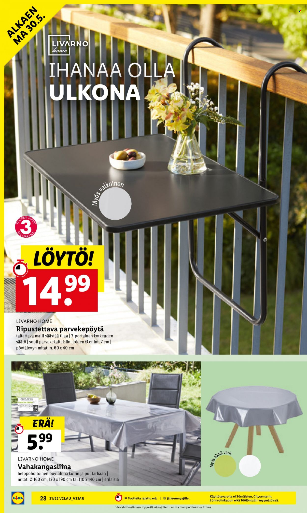 Lidl tarjoukset - 25.05.2022 - 01.06.2022. Sivu 28