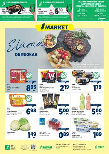 S-market tarjoukset  - 24.05.2022 - 29.05.2022.