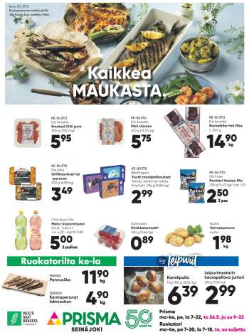 Prisma tarjoukset  - 25.05.2022 - 29.05.2022.