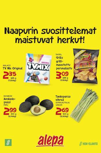 Alepa tarjoukset  - 25.05.2022 - 31.05.2022.