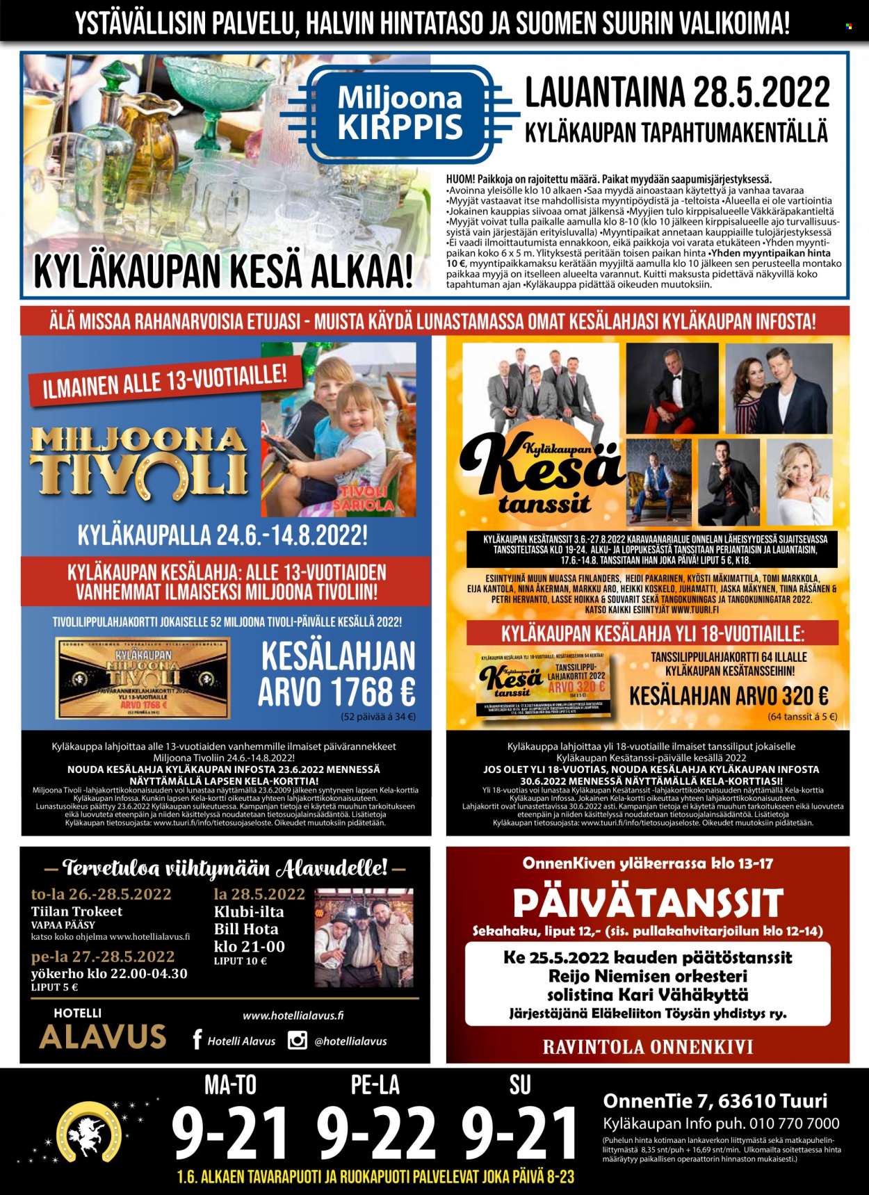 Tuuri tarjoukset - 25.05.2022 - 31.05.2022. Sivu 1