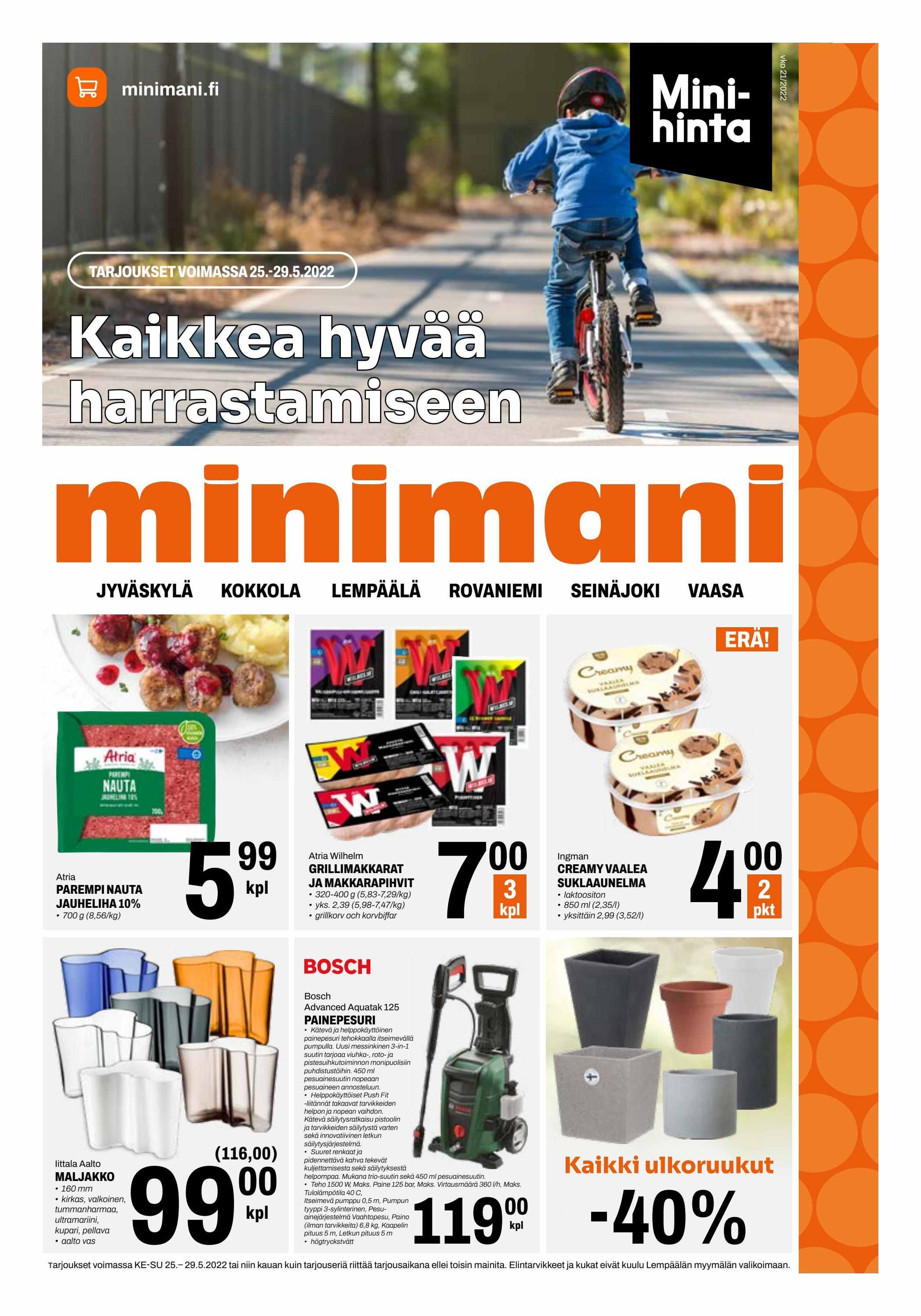 Minimani tarjoukset - 25.05.2022 - 29.05.2022. Sivu 1