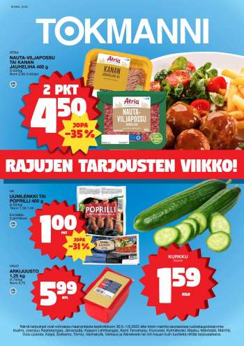 Tokmanni tarjoukset  - 30.05.2022 - 01.06.2022.