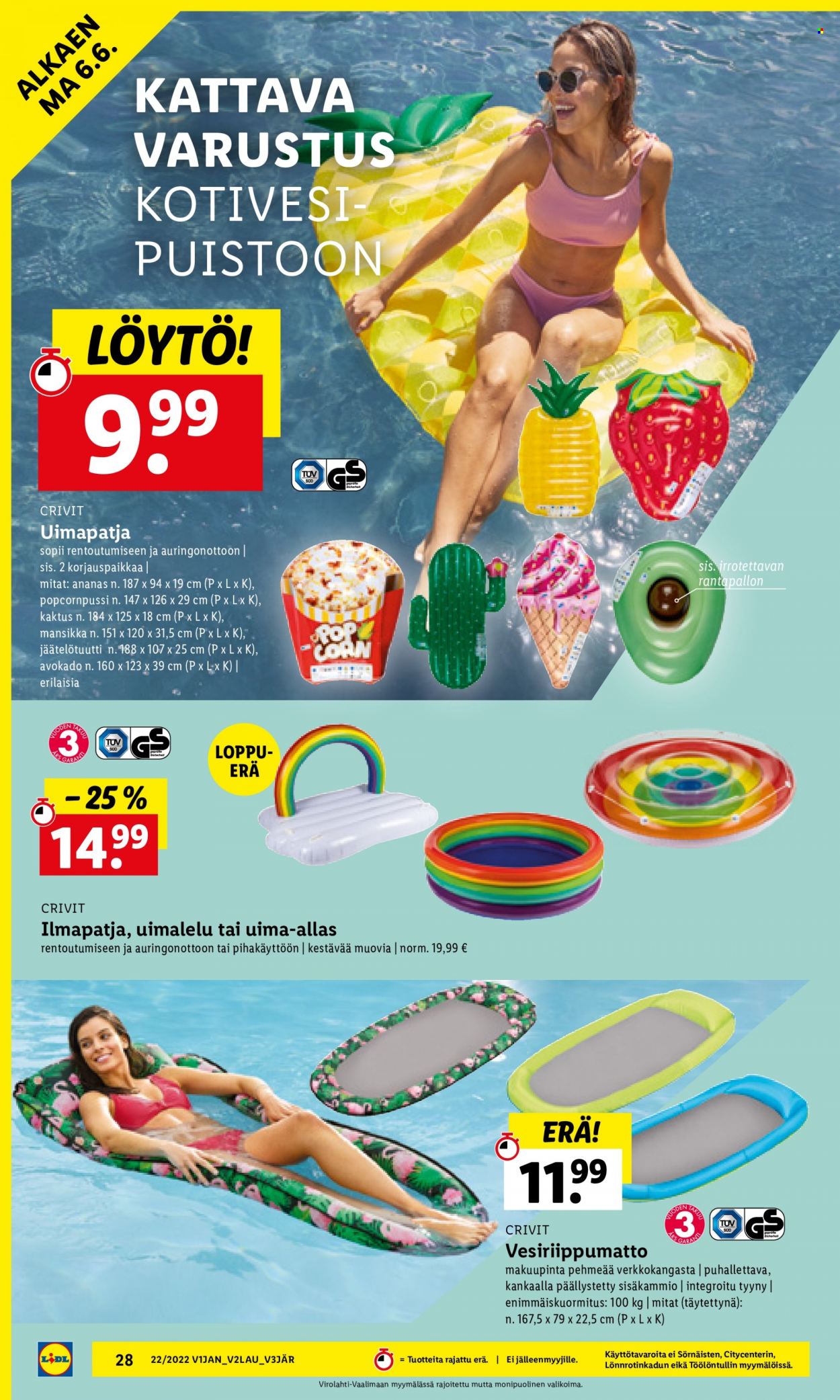 Lidl tarjoukset - 02.06.2022 - 08.06.2022. Sivu 28