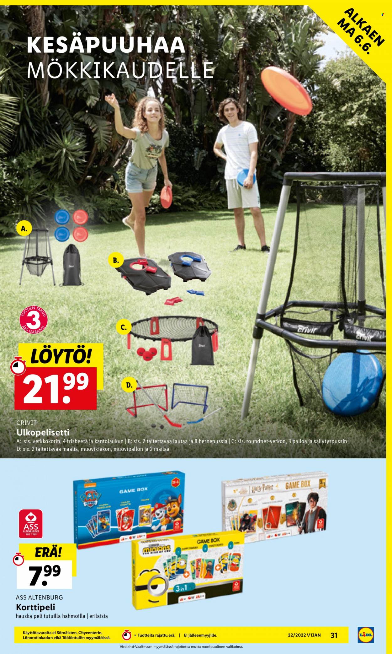 Lidl tarjoukset - 02.06.2022 - 08.06.2022. Sivu 31