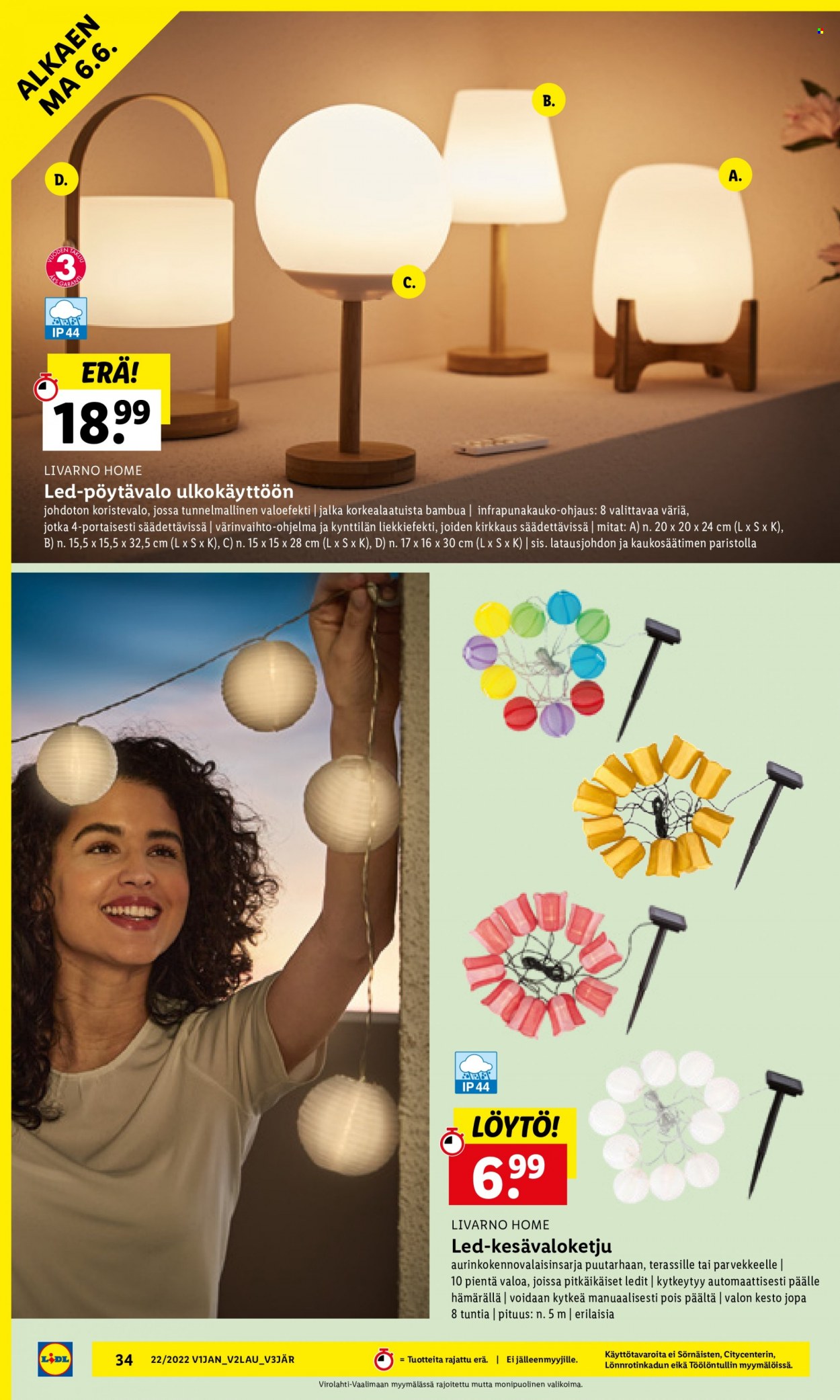 Lidl tarjoukset - 02.06.2022 - 08.06.2022. Sivu 34