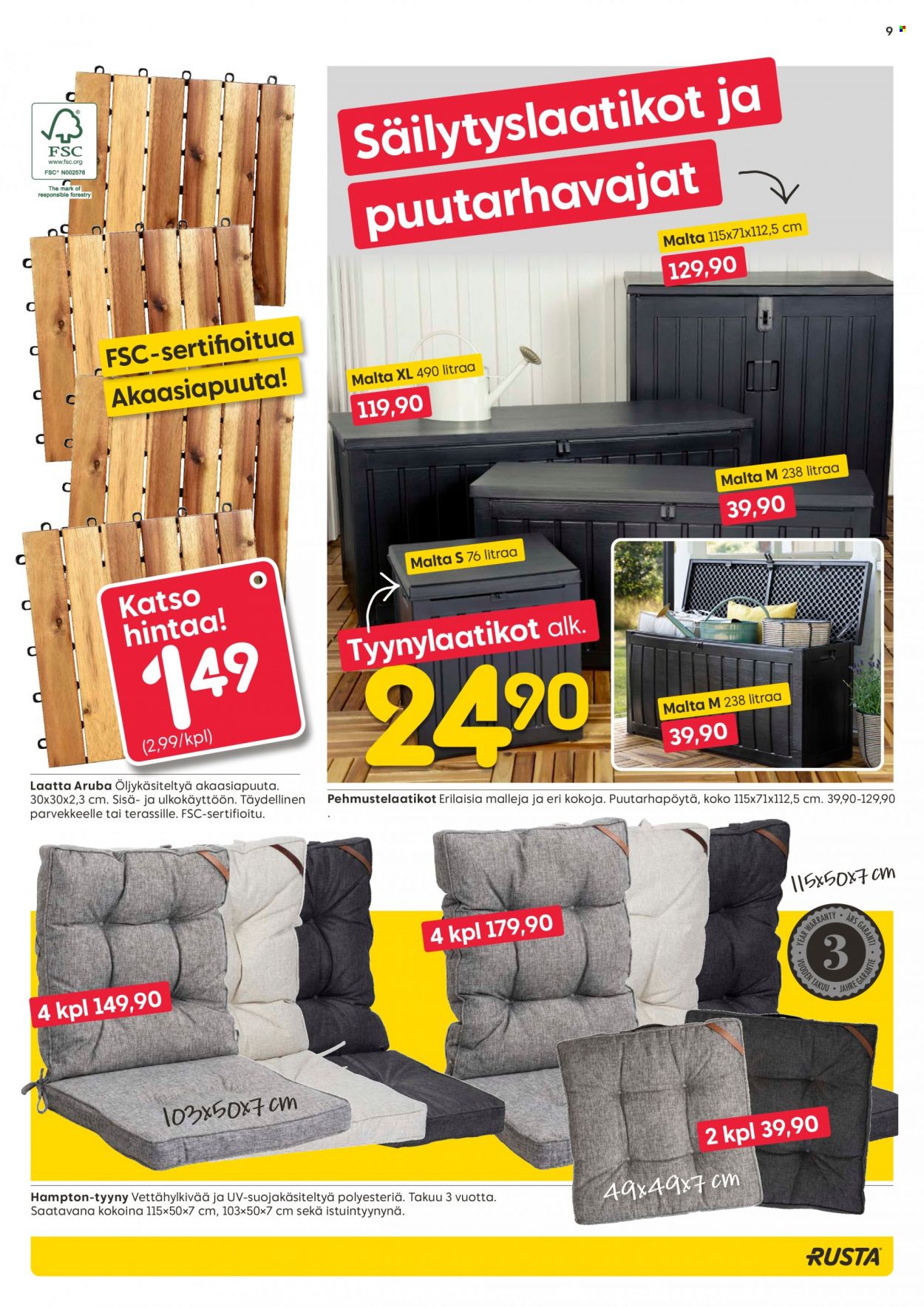Rusta tarjoukset - 01.06.2022 - 07.06.2022. Sivu 9
