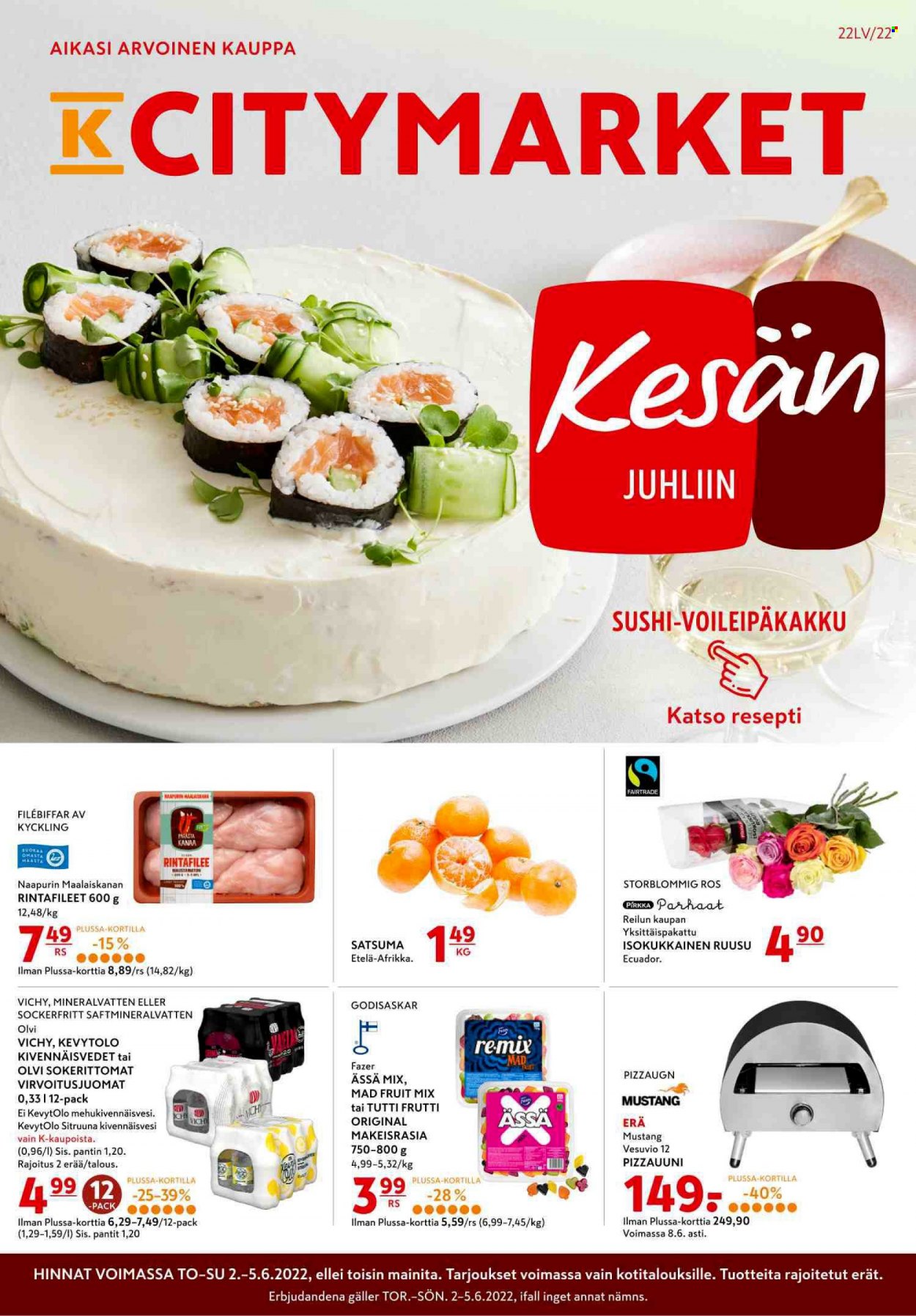 K-citymarket tarjoukset - 02.06.2022 - 05.06.2022. Sivu 1