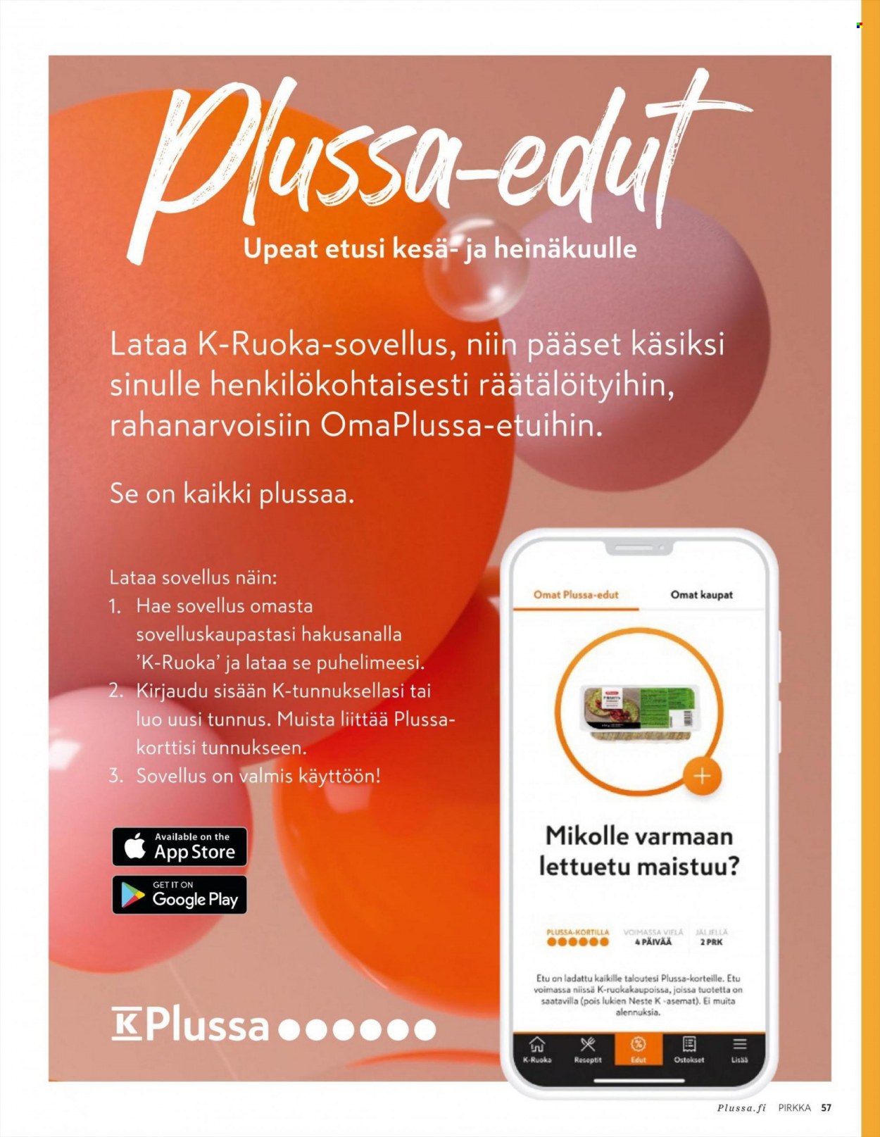 K-market tarjoukset. Sivu 57