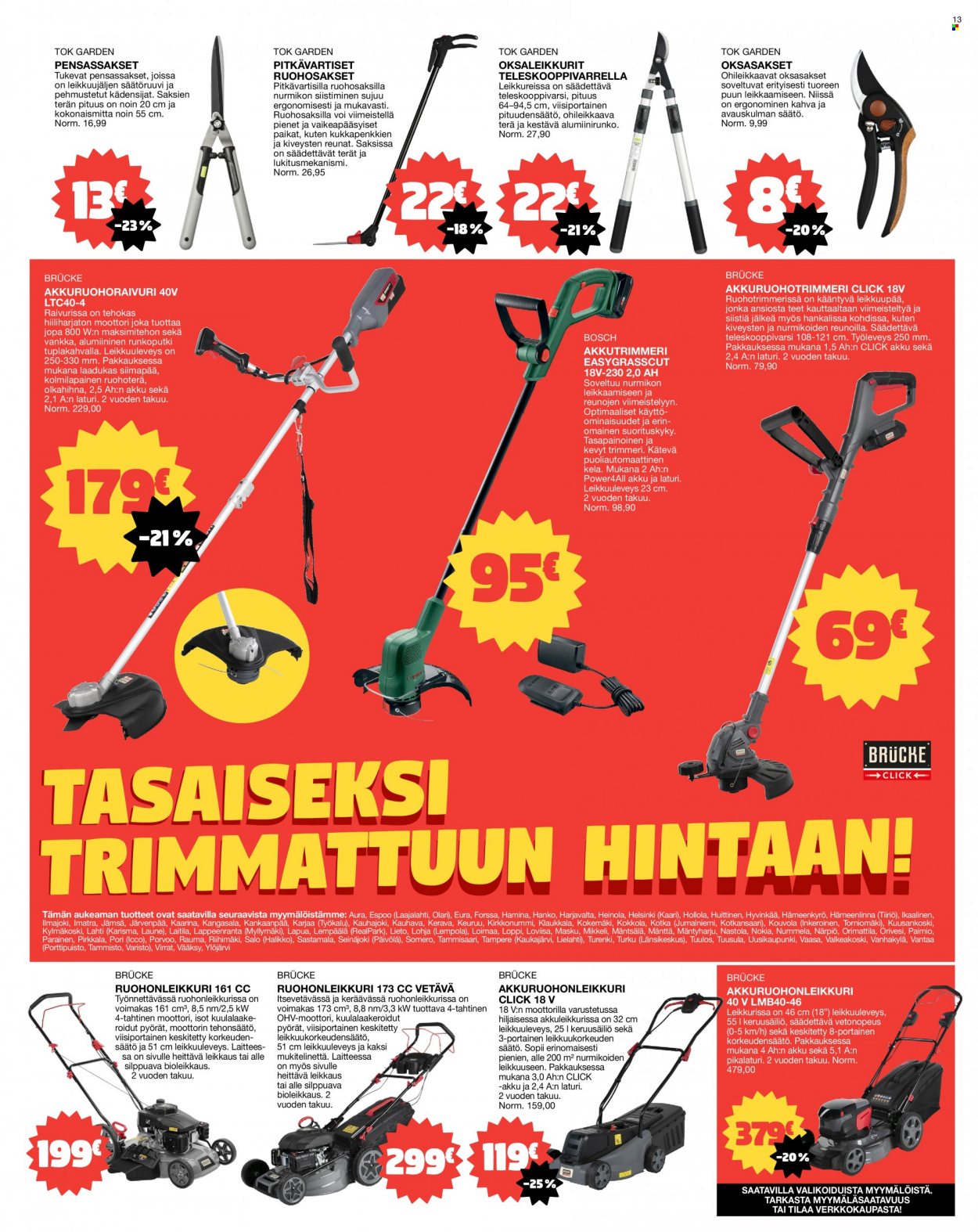 Tokmanni tarjoukset - 06.06.2022 - 12.06.2022. Sivu 13