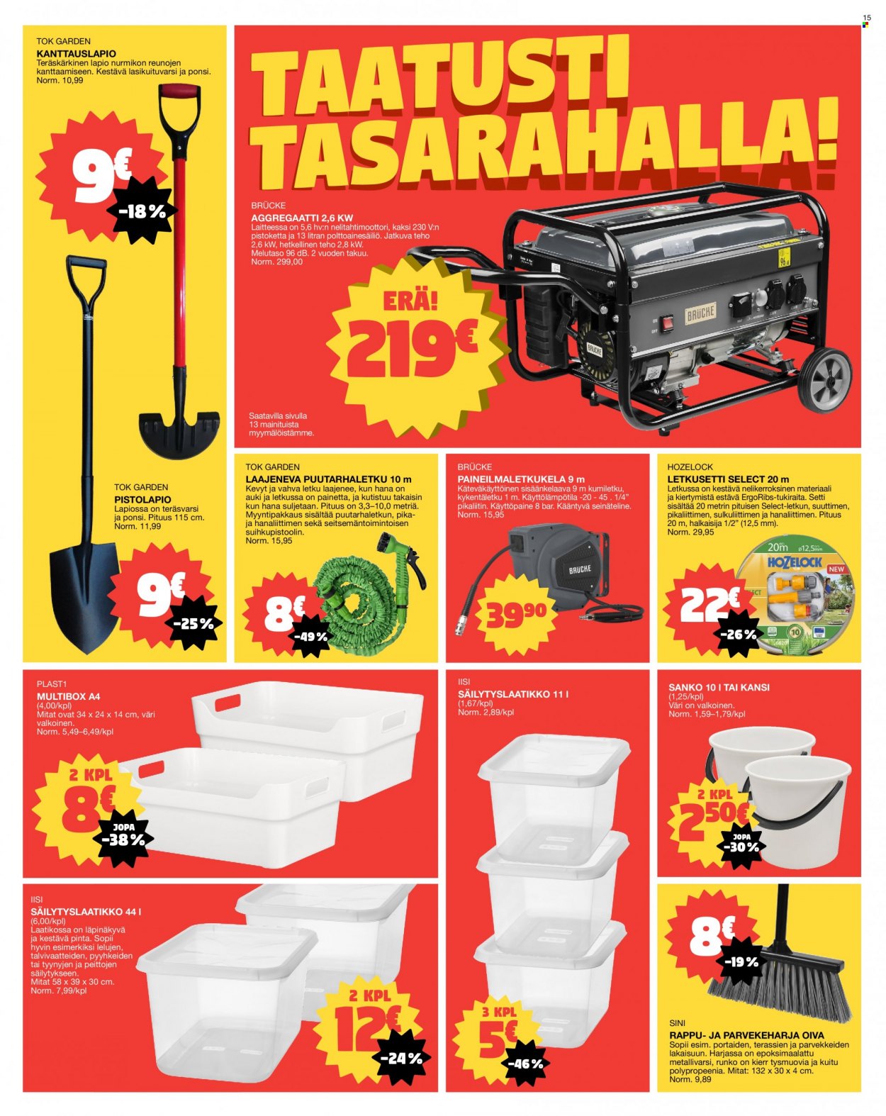 Tokmanni tarjoukset - 06.06.2022 - 12.06.2022. Sivu 15