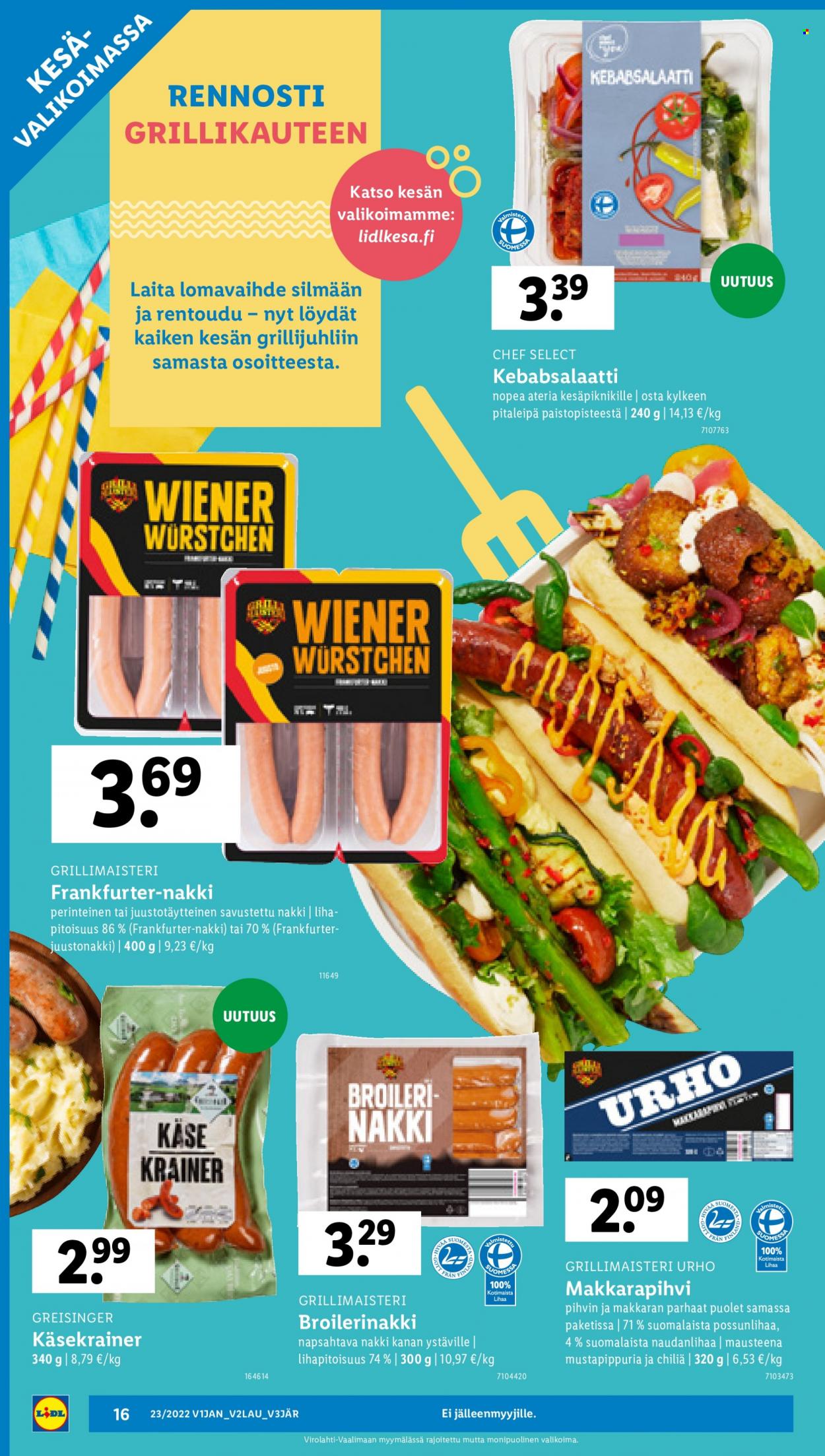 Lidl tarjoukset - 09.06.2022 - 15.06.2022. Sivu 16