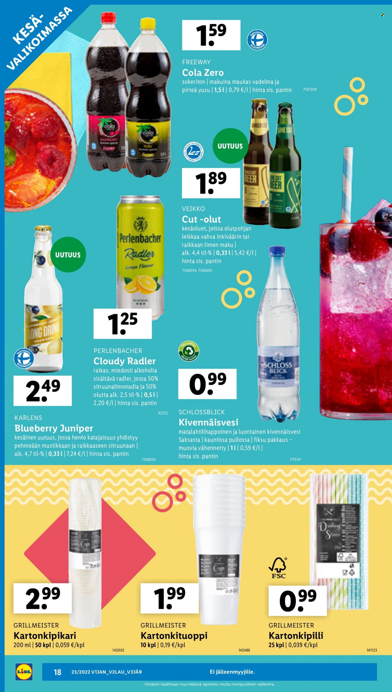 Lidl tarjoukset - 09.06.2022 - 15.06.2022. Sivu 18