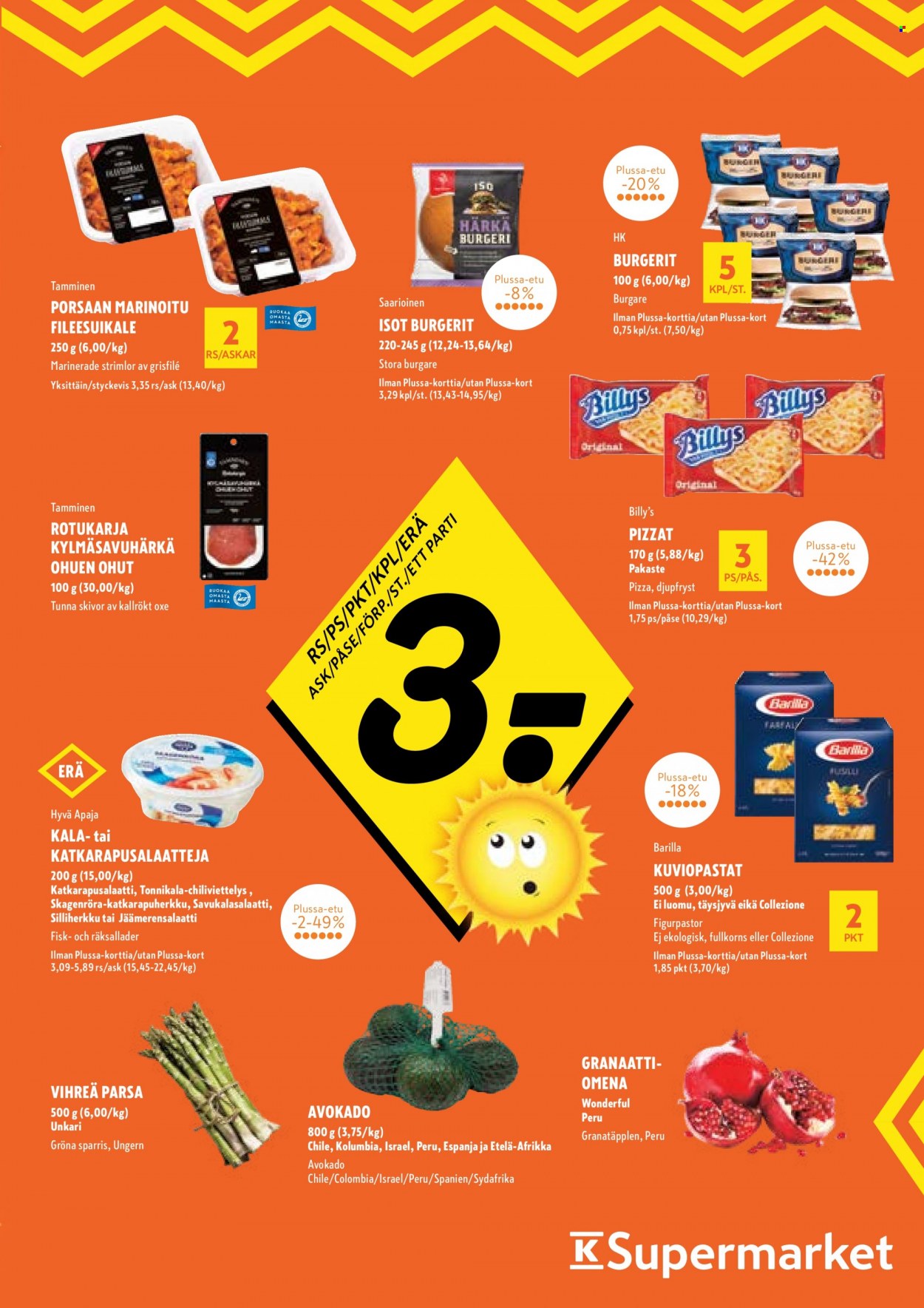 K-Supermarket tarjoukset - 06.06.2022 - 08.06.2022. Sivu 3