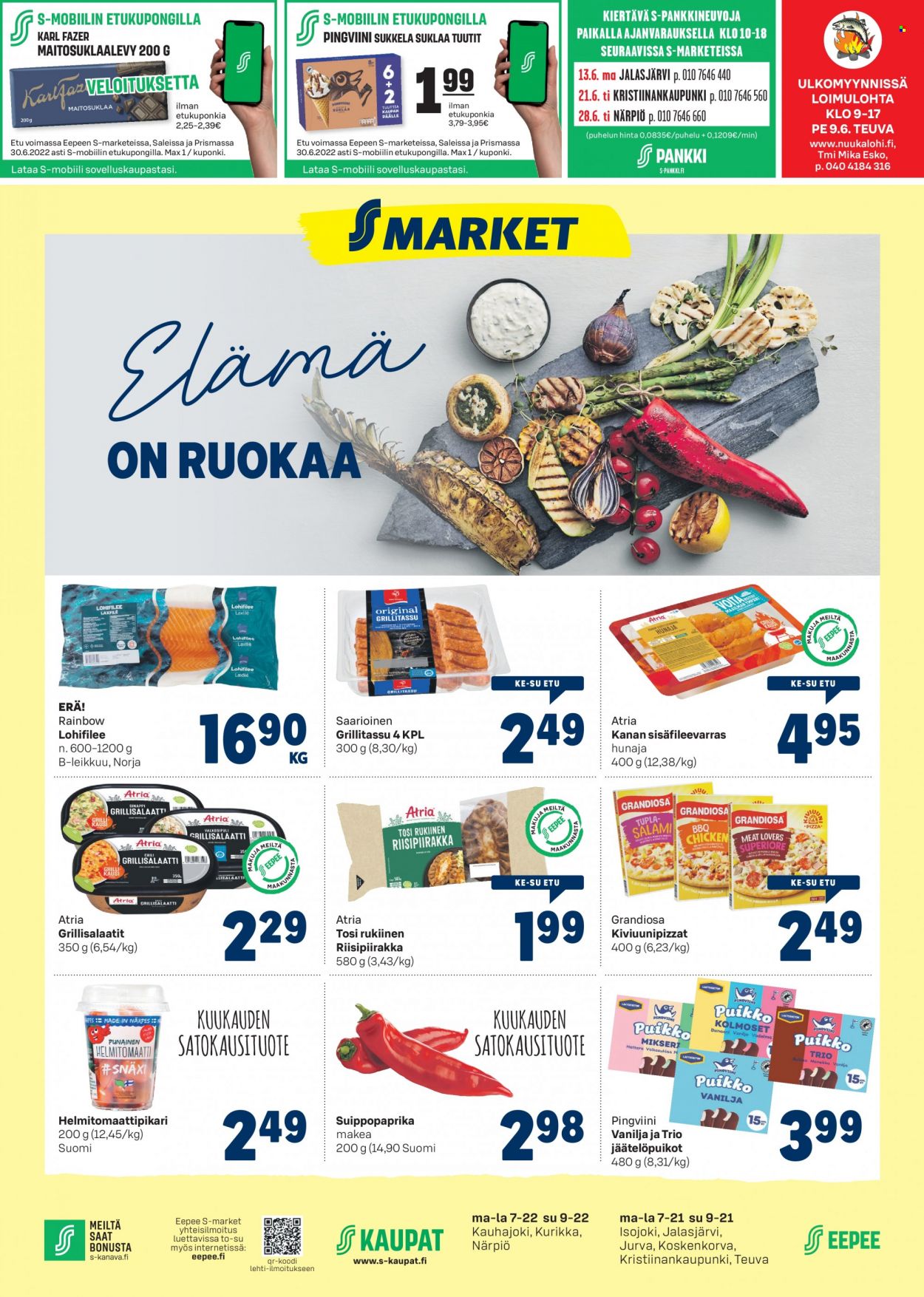 S-market tarjoukset - 08.06.2022 - 12.06.2022. Sivu 1