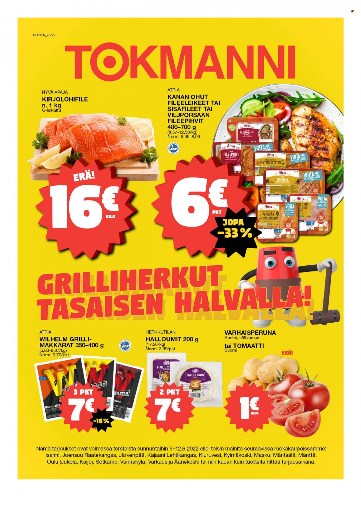 Tokmanni tarjoukset - 09.06.2022 - 12.06.2022. Sivu 1