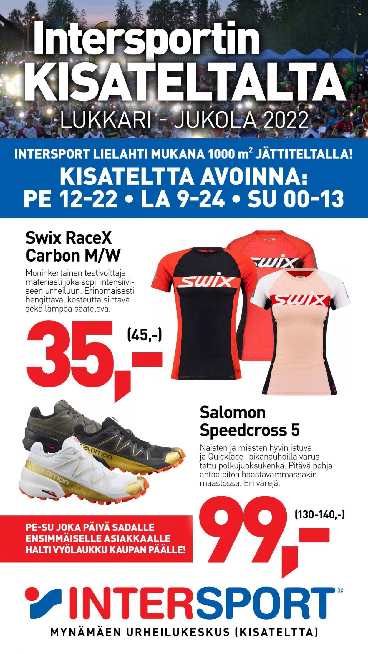 Intersport tarjoukset. Sivu 1