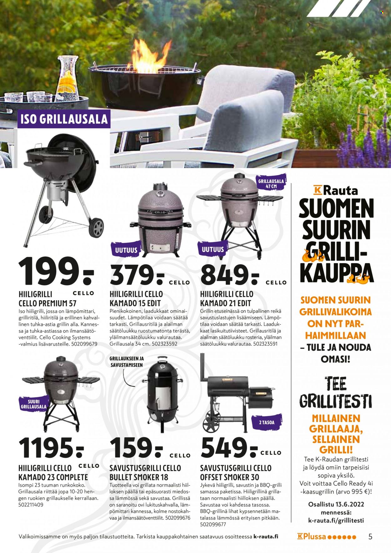 K-Rauta tarjoukset - 01.06.2022 - 14.06.2022. Sivu 5