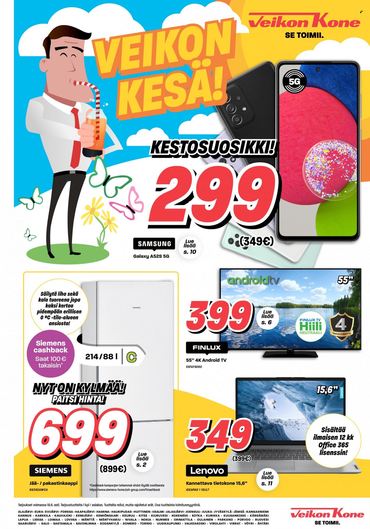 Veikon Kone tarjoukset - 12.06.2022 - 18.06.2022. Sivu 1
