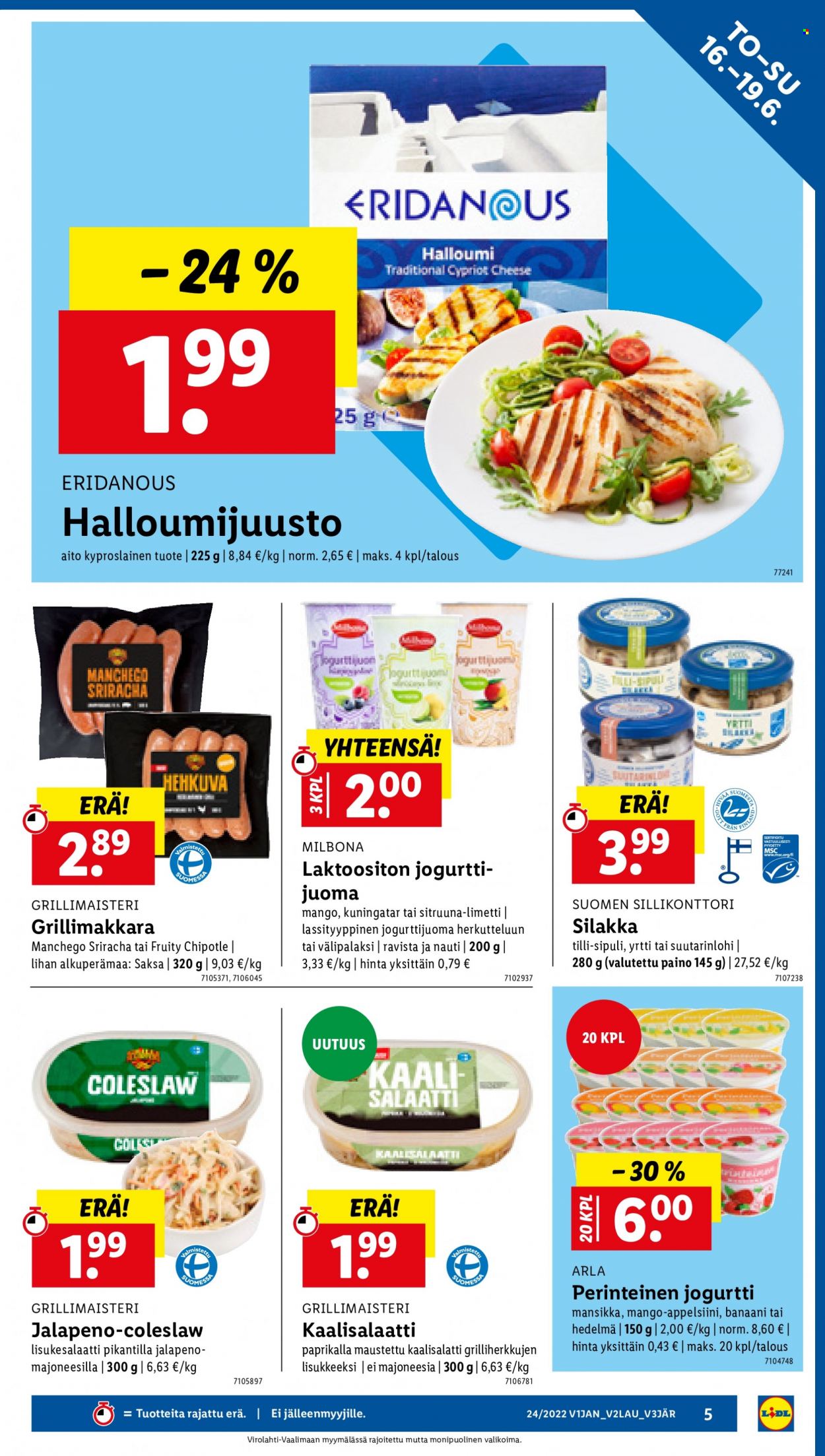 Lidl tarjoukset - 16.06.2022 - 19.06.2022. Sivu 5