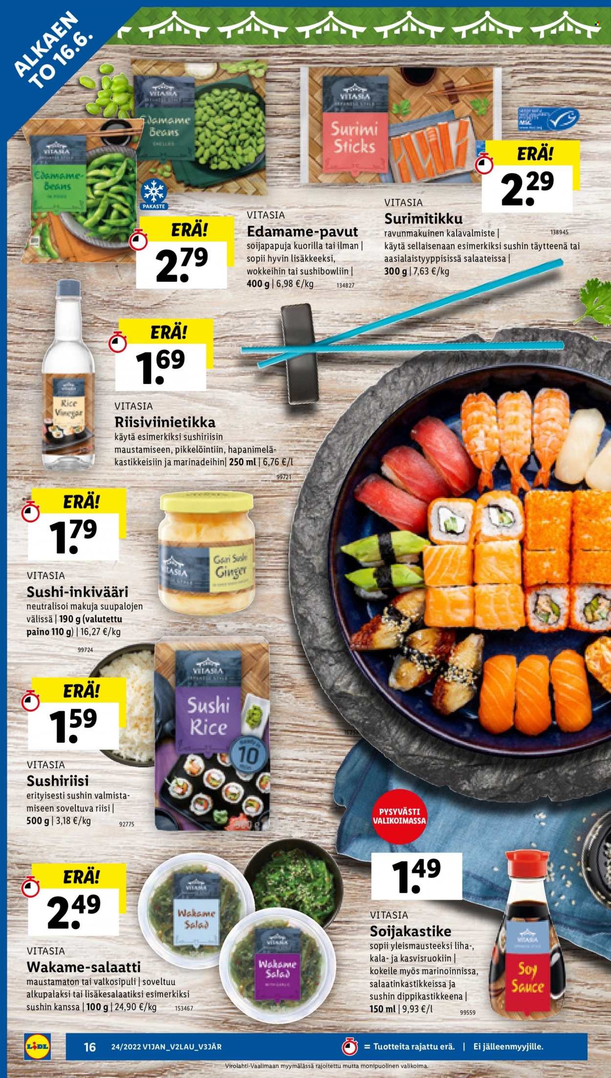 Lidl tarjoukset - 16.06.2022 - 19.06.2022. Sivu 16