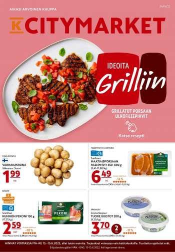 K-citymarket tarjoukset  - 13.06.2022 - 15.06.2022.