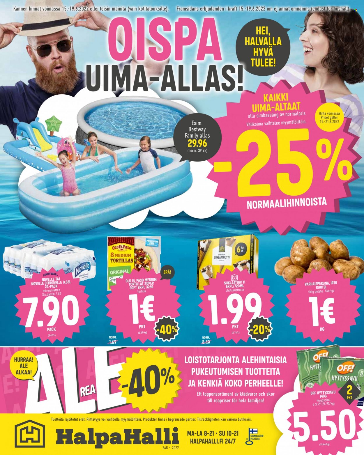 HalpaHalli tarjoukset - 15.06.2022 - 19.06.2022. Sivu 1