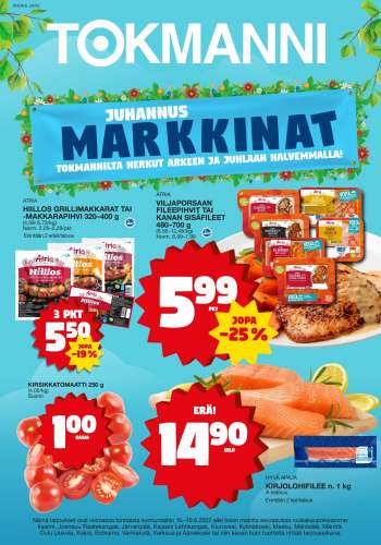 Tokmanni tarjoukset  - 16.06.2022 - 19.06.2022.