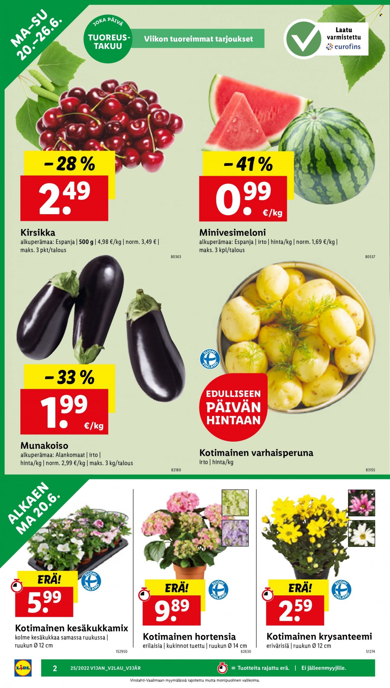Lidl tarjoukset - 20.06.2022 - 29.06.2022. Sivu 2