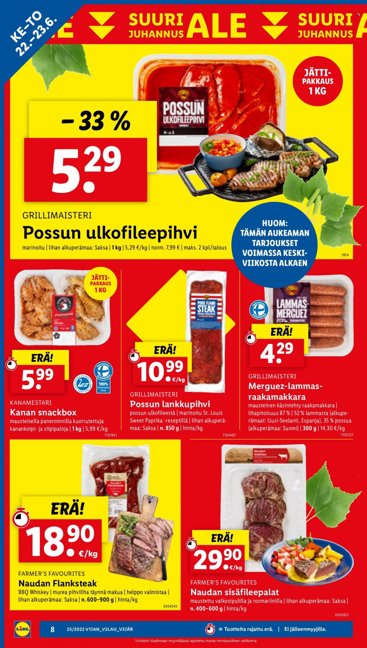 Lidl tarjoukset - 20.06.2022 - 29.06.2022. Sivu 8