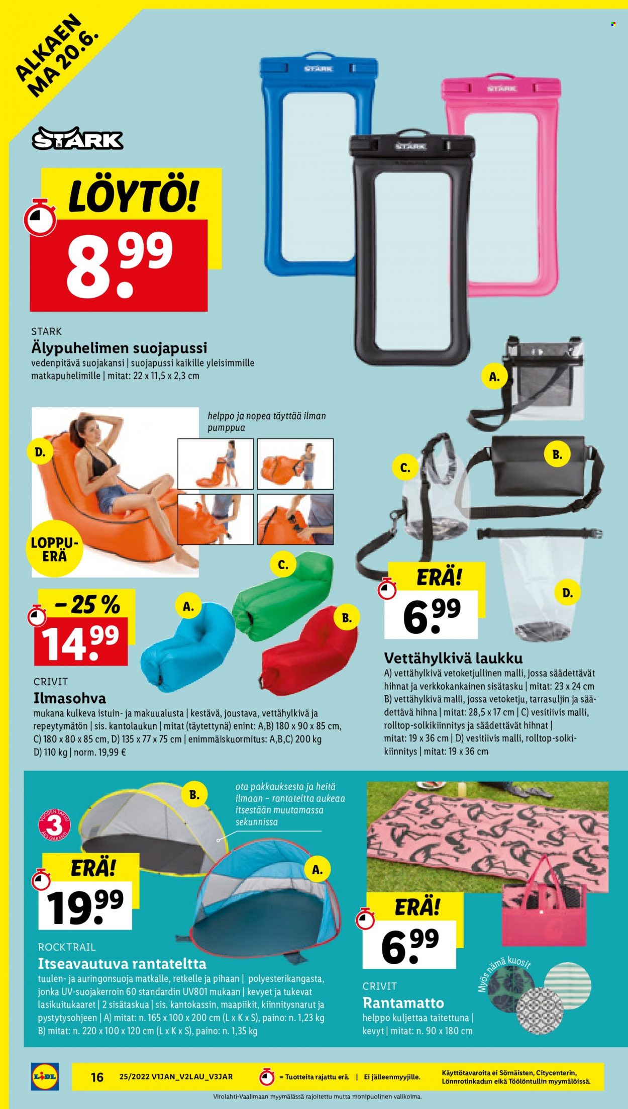 Lidl tarjoukset - 20.06.2022 - 29.06.2022. Sivu 16