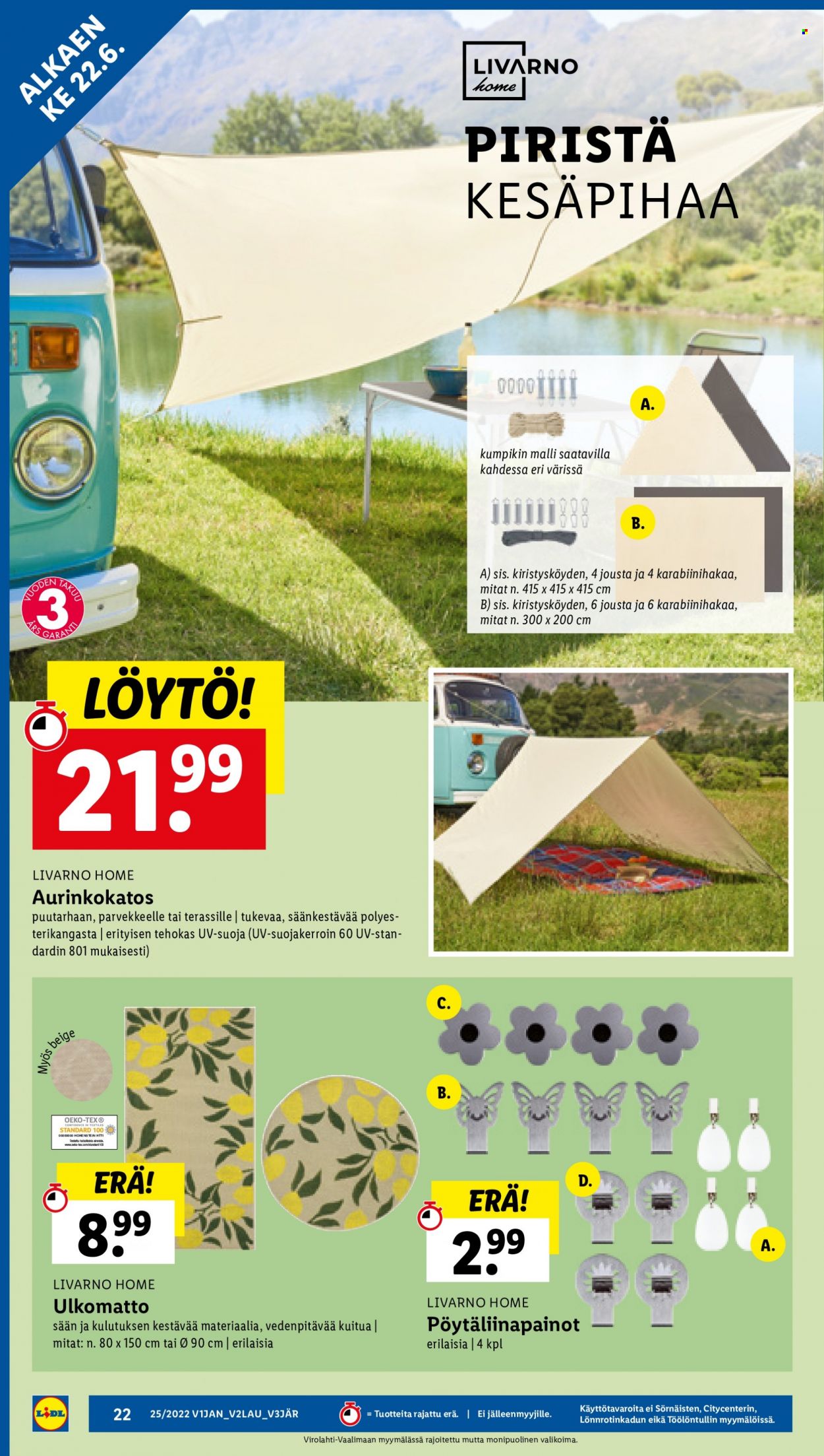 Lidl tarjoukset - 20.06.2022 - 29.06.2022. Sivu 22