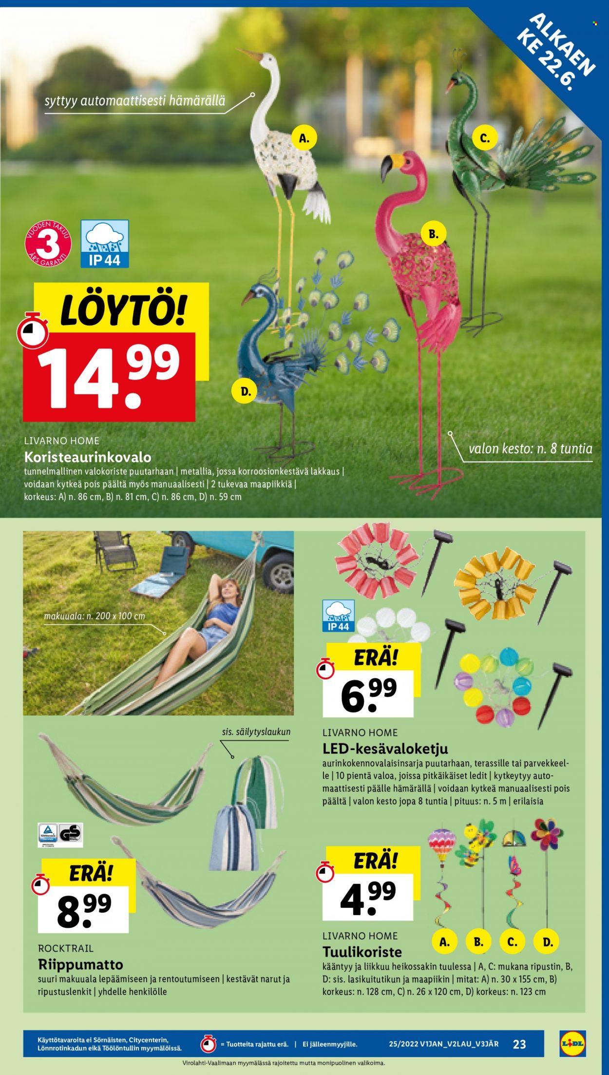 Lidl tarjoukset - 20.06.2022 - 29.06.2022. Sivu 23