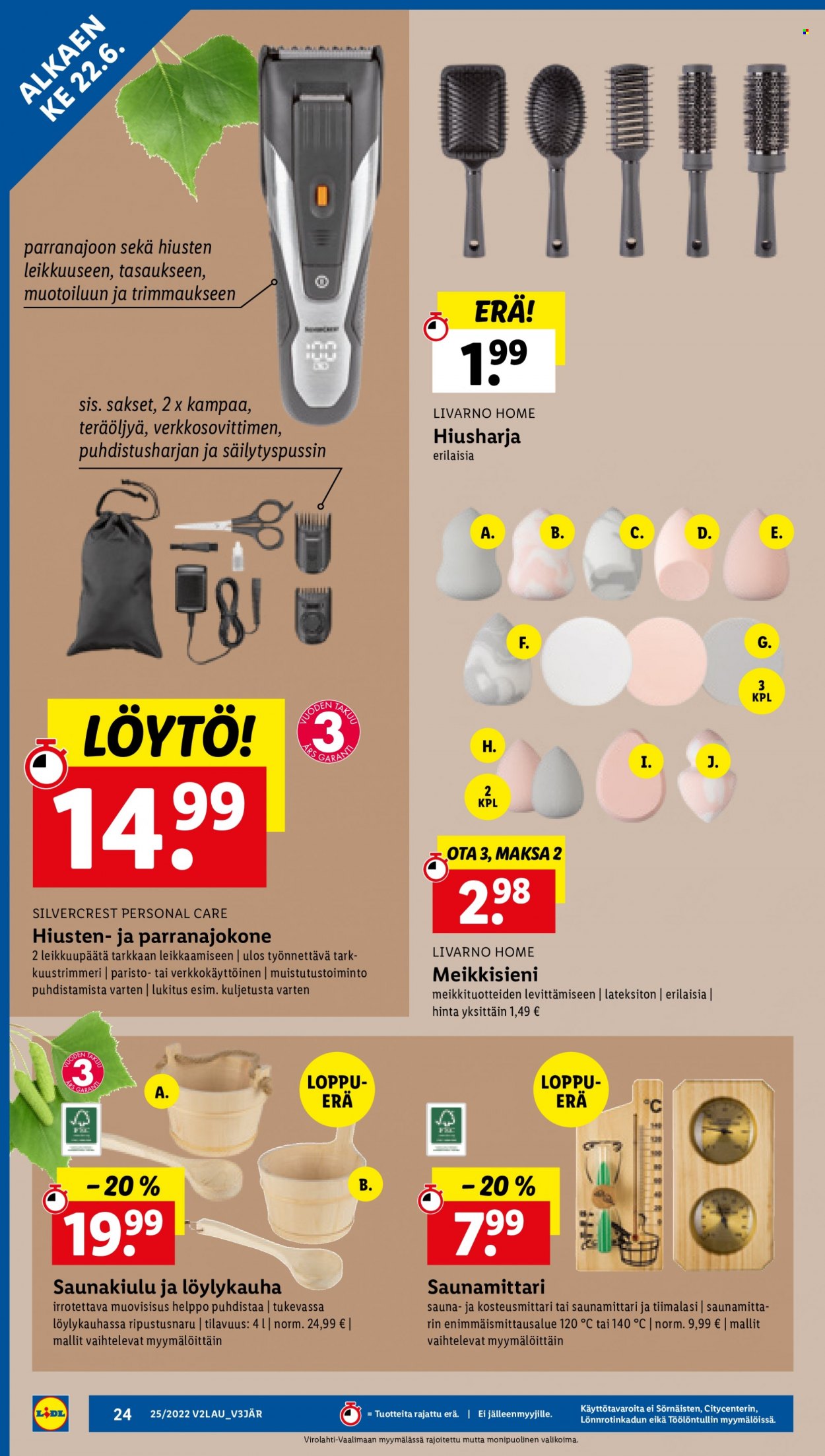 Lidl tarjoukset - 20.06.2022 - 29.06.2022. Sivu 24
