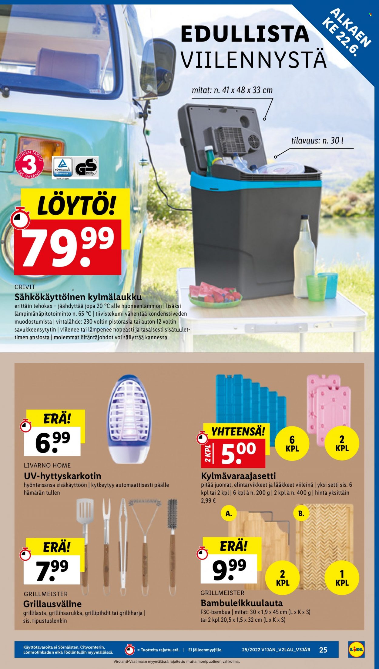 Lidl tarjoukset - 20.06.2022 - 29.06.2022. Sivu 25