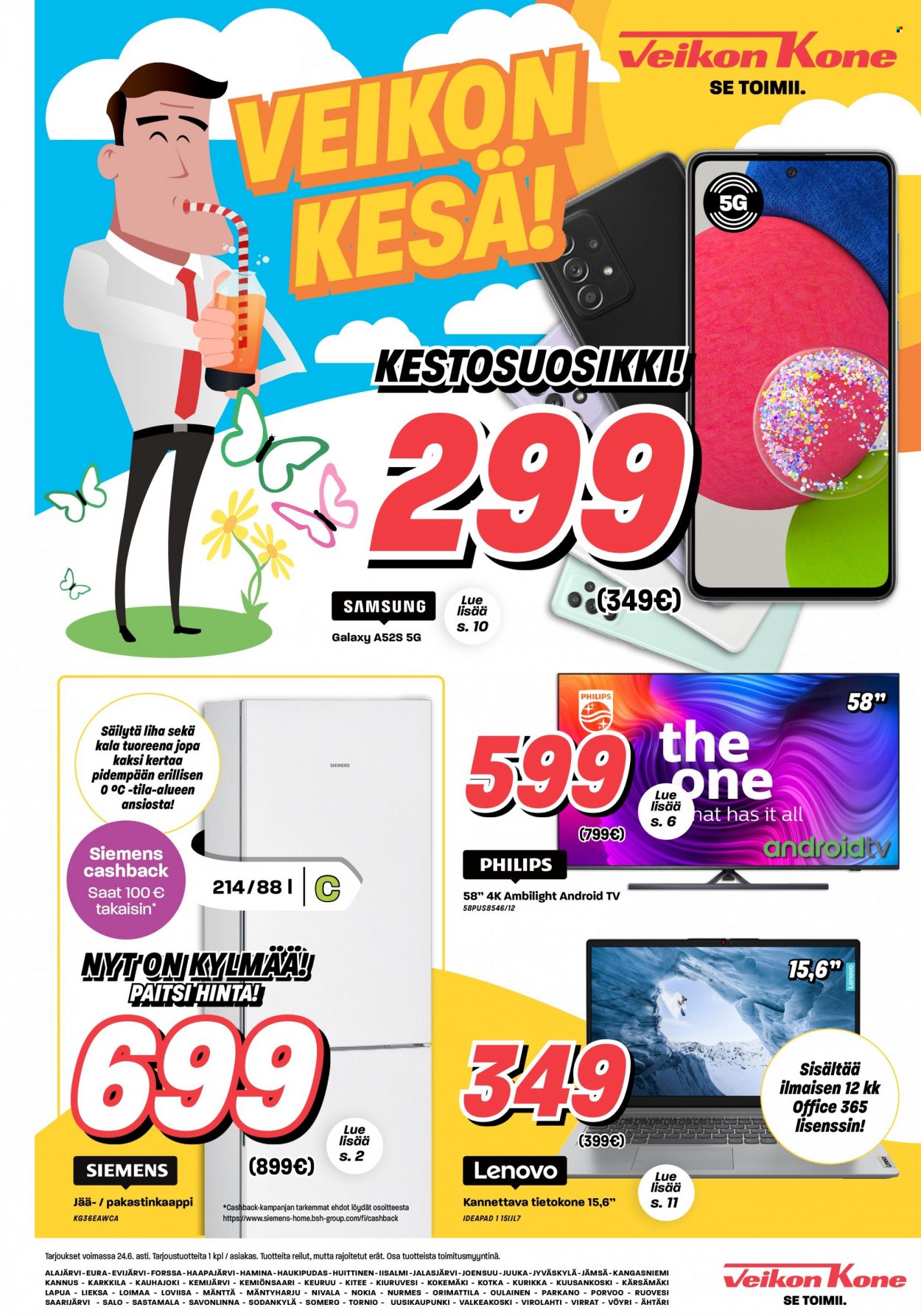 Veikon Kone tarjoukset - 19.06.2022 - 24.06.2022. Sivu 1
