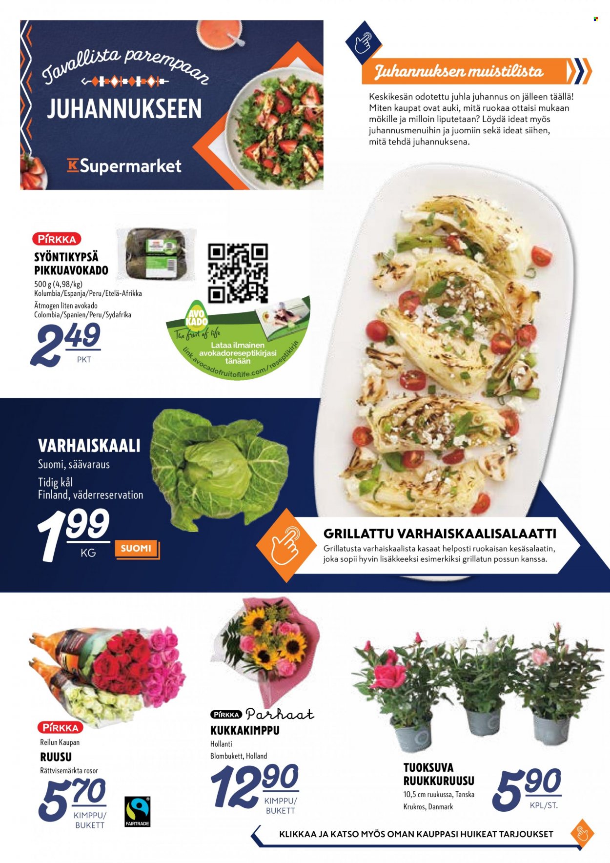 K-Supermarket tarjoukset - 20.06.2022 - 26.06.2022. Sivu 3