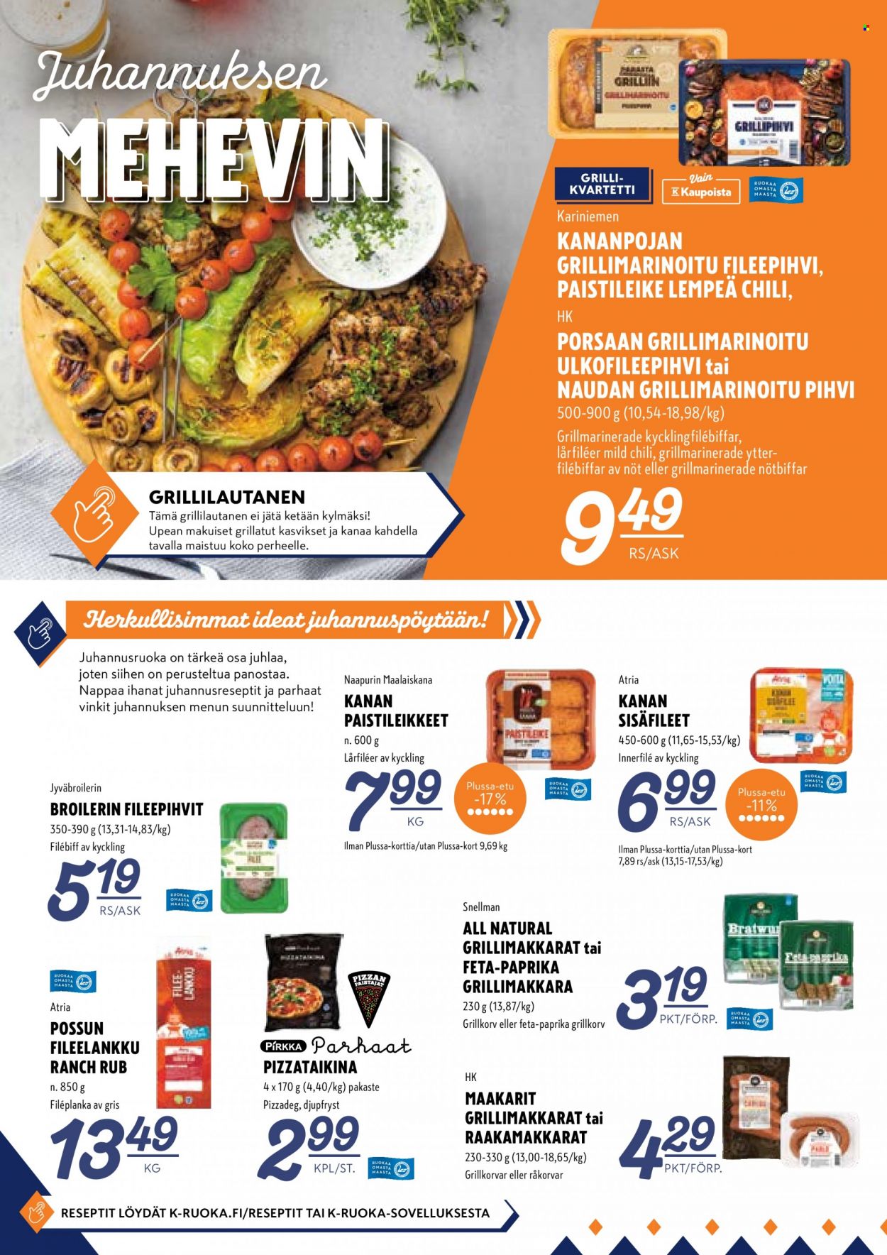 K-Supermarket tarjoukset - 20.06.2022 - 26.06.2022. Sivu 6