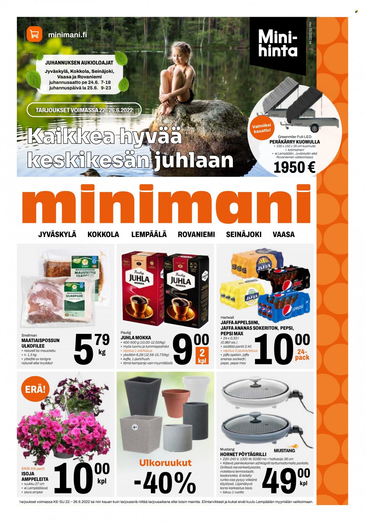Minimani tarjoukset - 22.06.2022 - 26.06.2022. Sivu 1