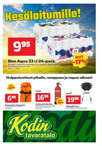 Kodintavaratalo tarjoukset  - 20.06.2022 - 29.06.2022.