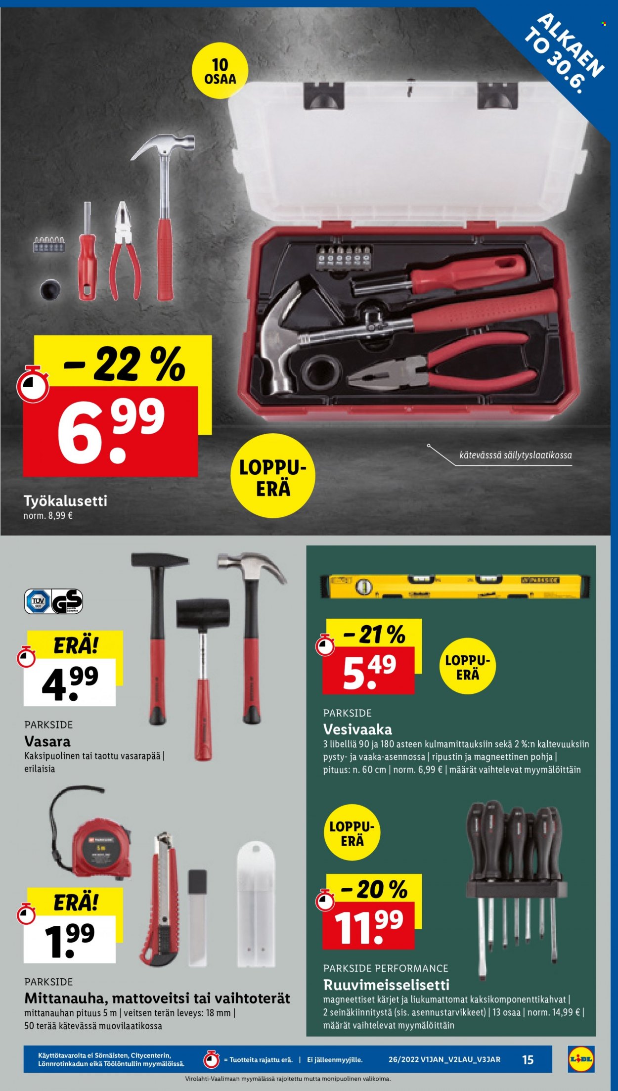 Lidl tarjoukset - 30.06.2022 - 06.07.2022. Sivu 15
